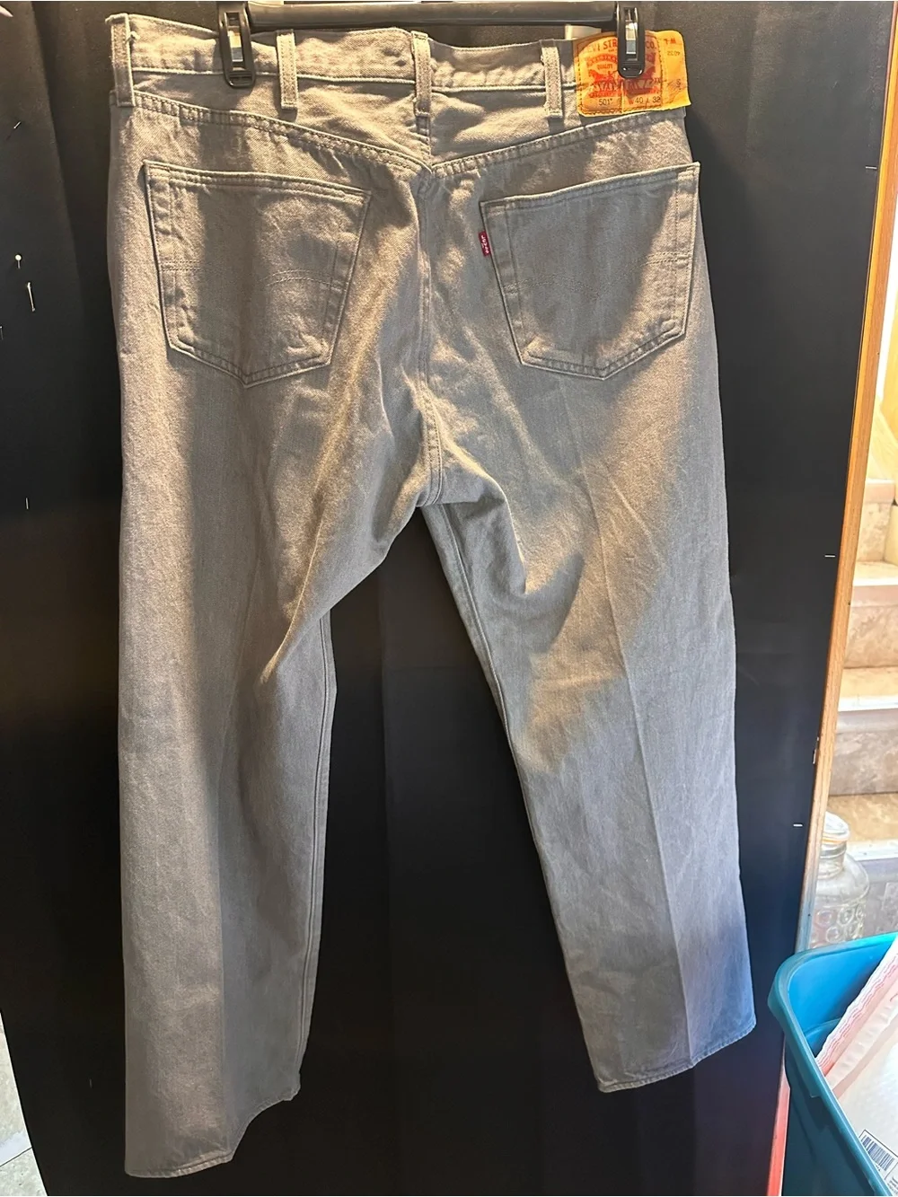 Levi's 501® Straight Jeans in Light Gray